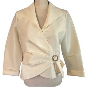 Talbots Formal blouse size 8 cream color